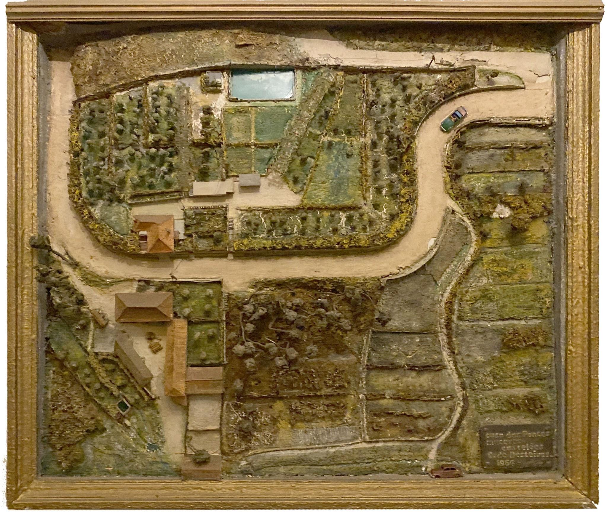 Maquete histórica da Casa das Pontes, de Edgard Coelho